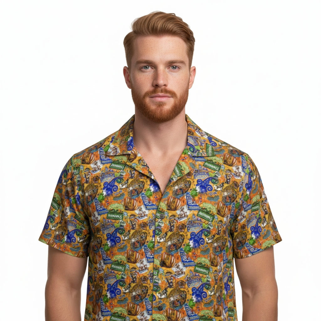 Four Parks Ride Collage Hawaiian Shirt