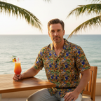 Four Parks Ride Collage Hawaiian Shirt