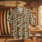 Jungle Camo Mickey Hawaiian Shirt