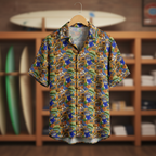 Four Parks Ride Collage Hawaiian Shirt