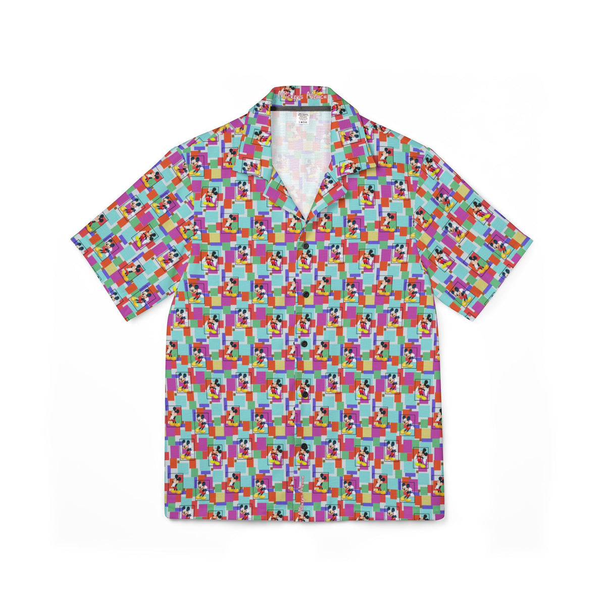 Colorblock Mickey Hawaiian Shirt