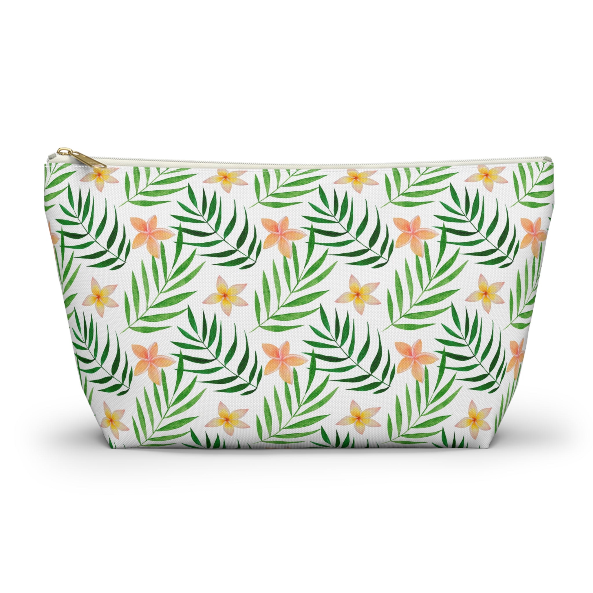 Plumeria Flowers Cosmetic Bag