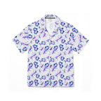 Purple Watercolor Petals Hawaiian Shirt