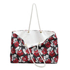 Hibiscus at Night Floral Weekender Bag