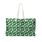 Monstera on Green Weekender Bag