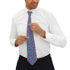 Vining Floral Mosaic Mens Necktie