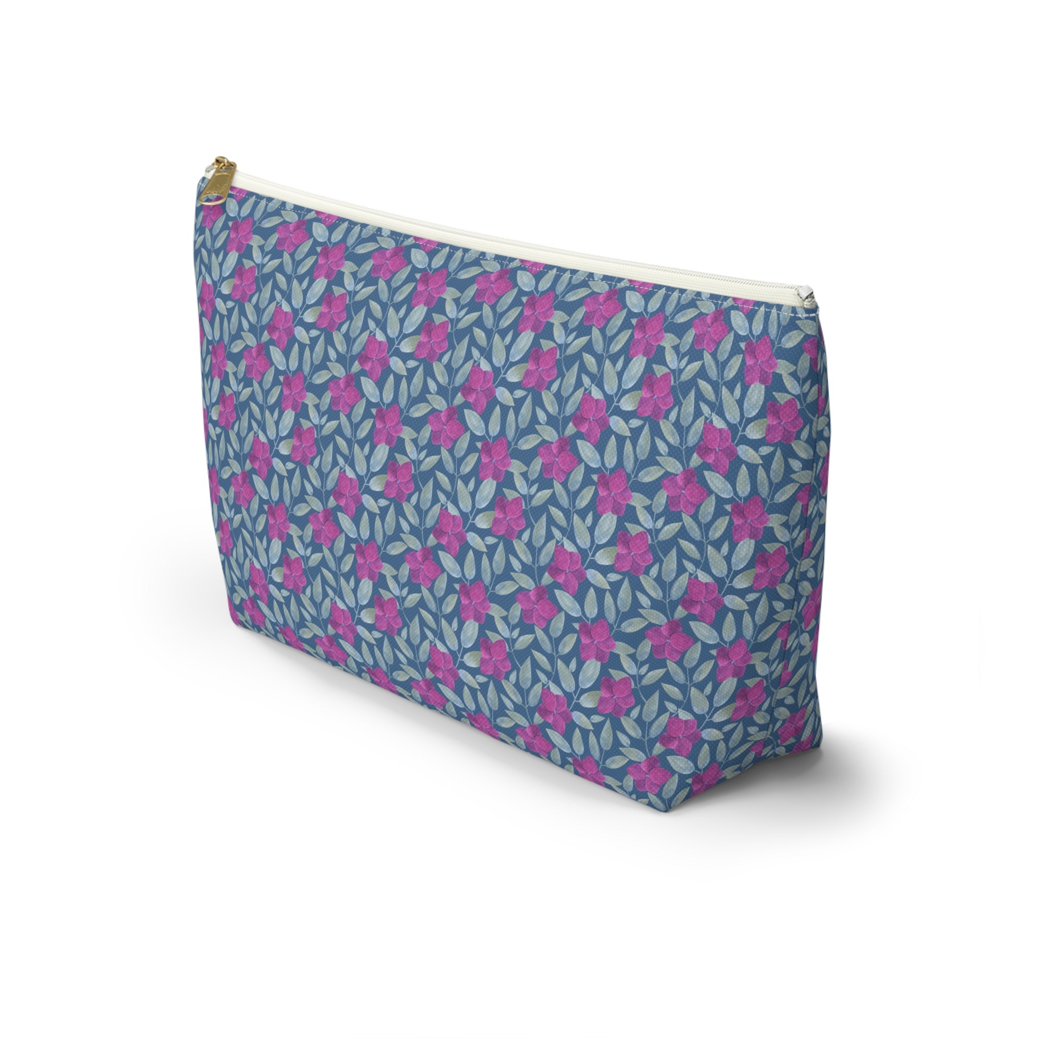 Vining Floral Mosaic Cosmetic Bag
