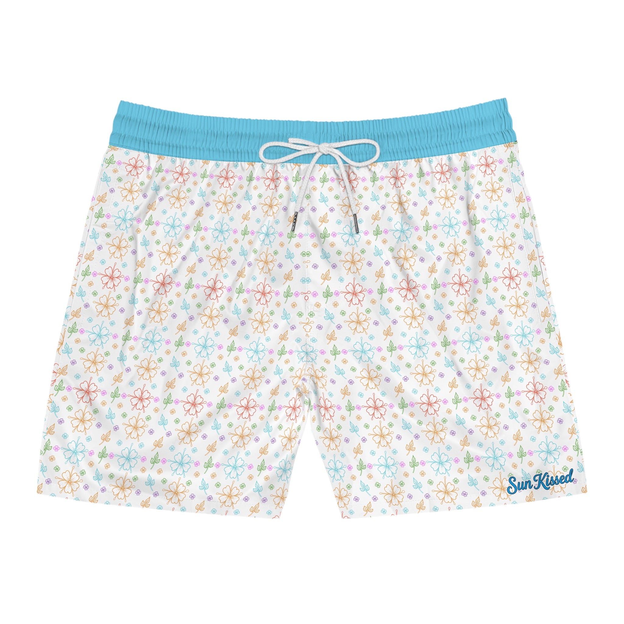 Orchid Outlines Swim Trunks