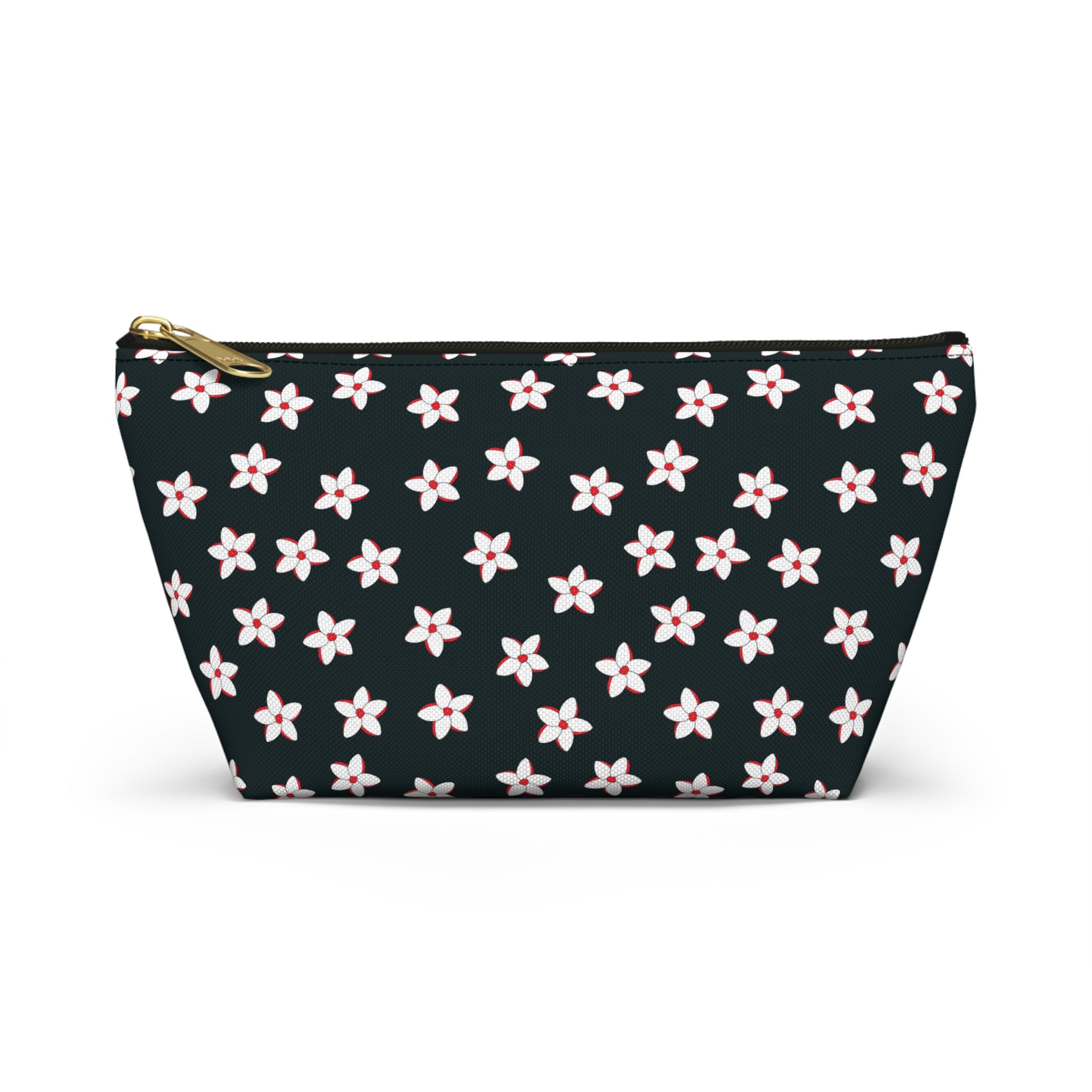 Flowering Daisies Floral Cosmetic Bag