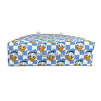 Blue Checkerboard Donald Weekender Bag