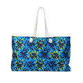 Black Light Hibiscus Weekender Bag