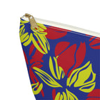 Vibrant Abstract Floral Cosmetic Bag