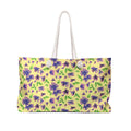Fanning Purple Flora Weekender Bag