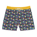 Floral Night Bouquet Swim Trunks