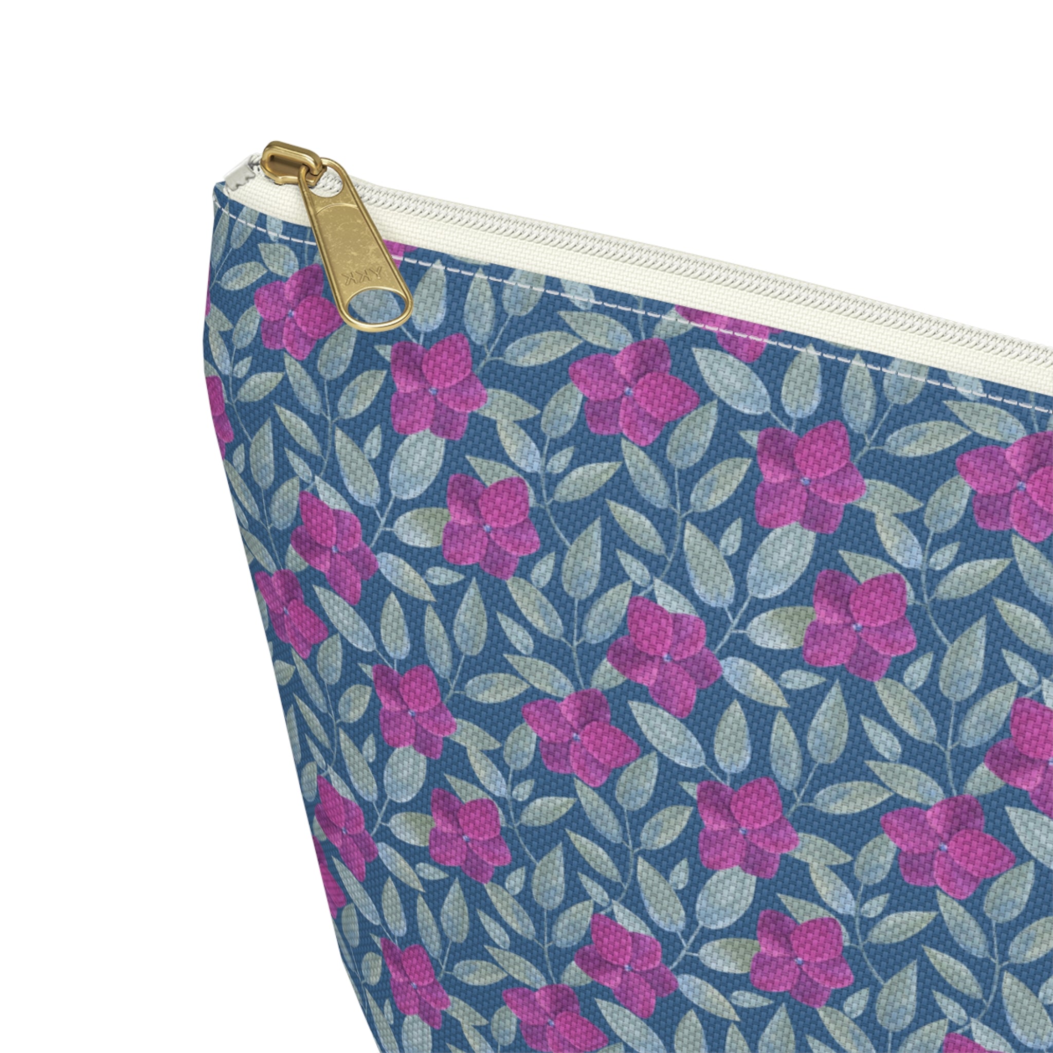 Vining Floral Mosaic Cosmetic Bag