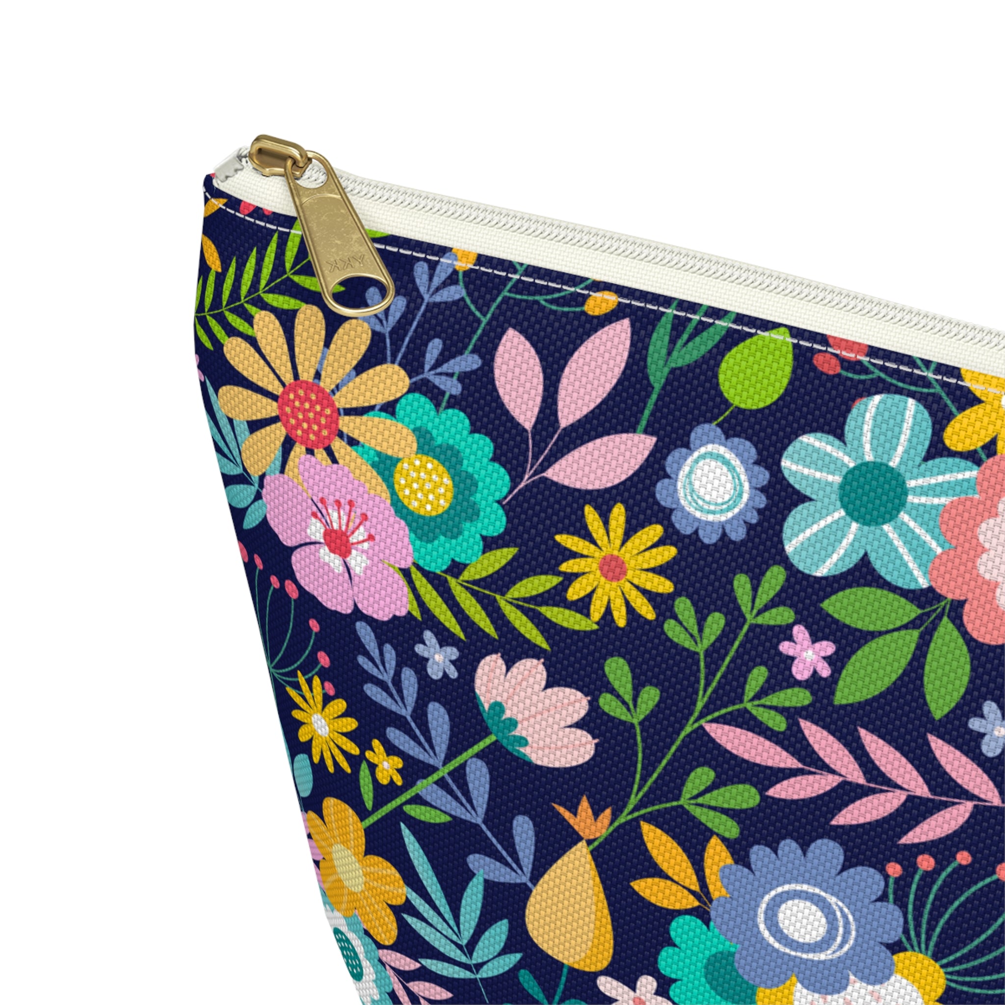 Floral Night Bouquet Cosmetic Bag