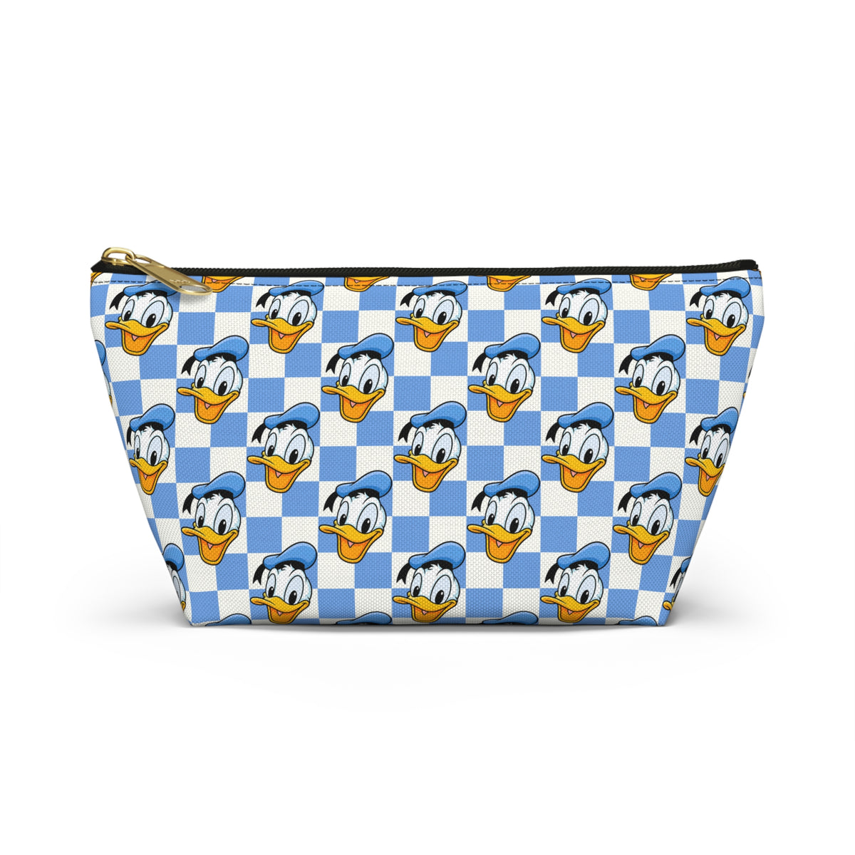 Blue Checkerboard Donald Cosmetic Bag