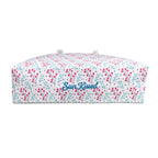 Tropical Flower Hearts Weekender Bag