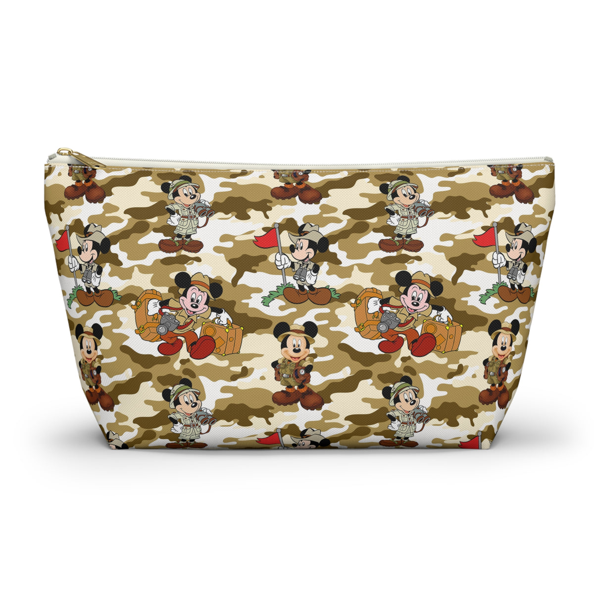 Jungle Camo Mickey Cosmetic Bag