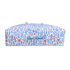 Blue Watercolor Floral Weekender Bag