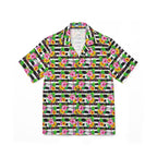 Zebra Hibiscus Floral Hawaiian Shirt
