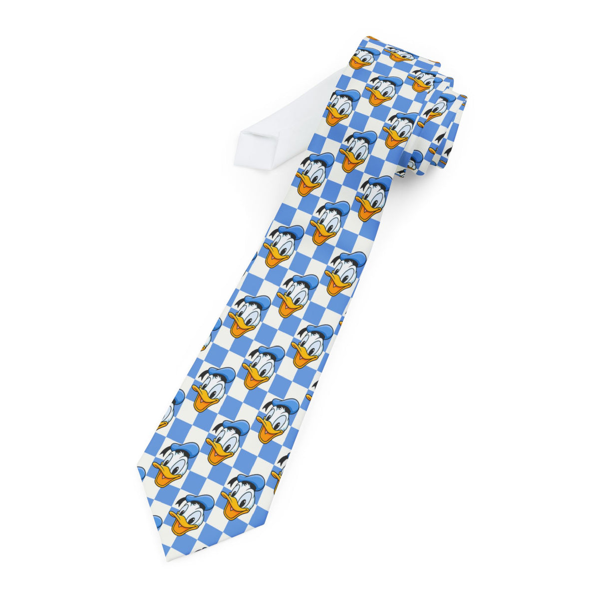 Blue Checkerboard Donald Mens Necktie