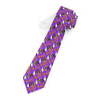 Figment on the Moon Purple Mens Necktie