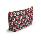 Hibiscus at Night Floral Cosmetic Bag