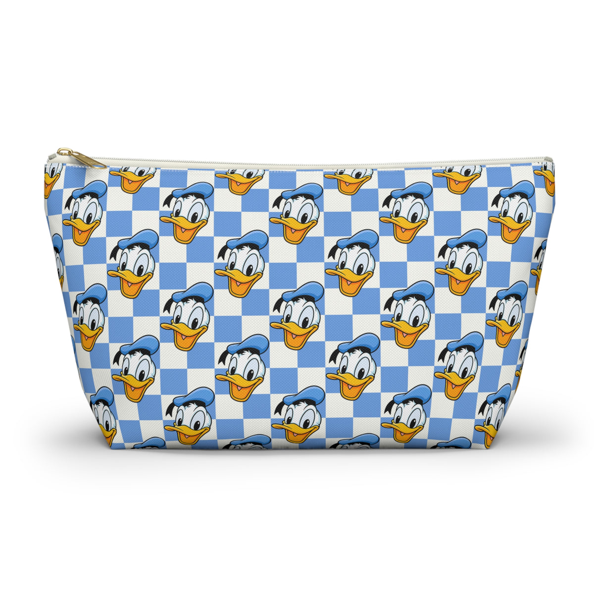 Blue Checkerboard Donald Cosmetic Bag