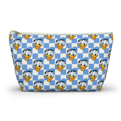 Blue Checkerboard Donald Cosmetic Bag