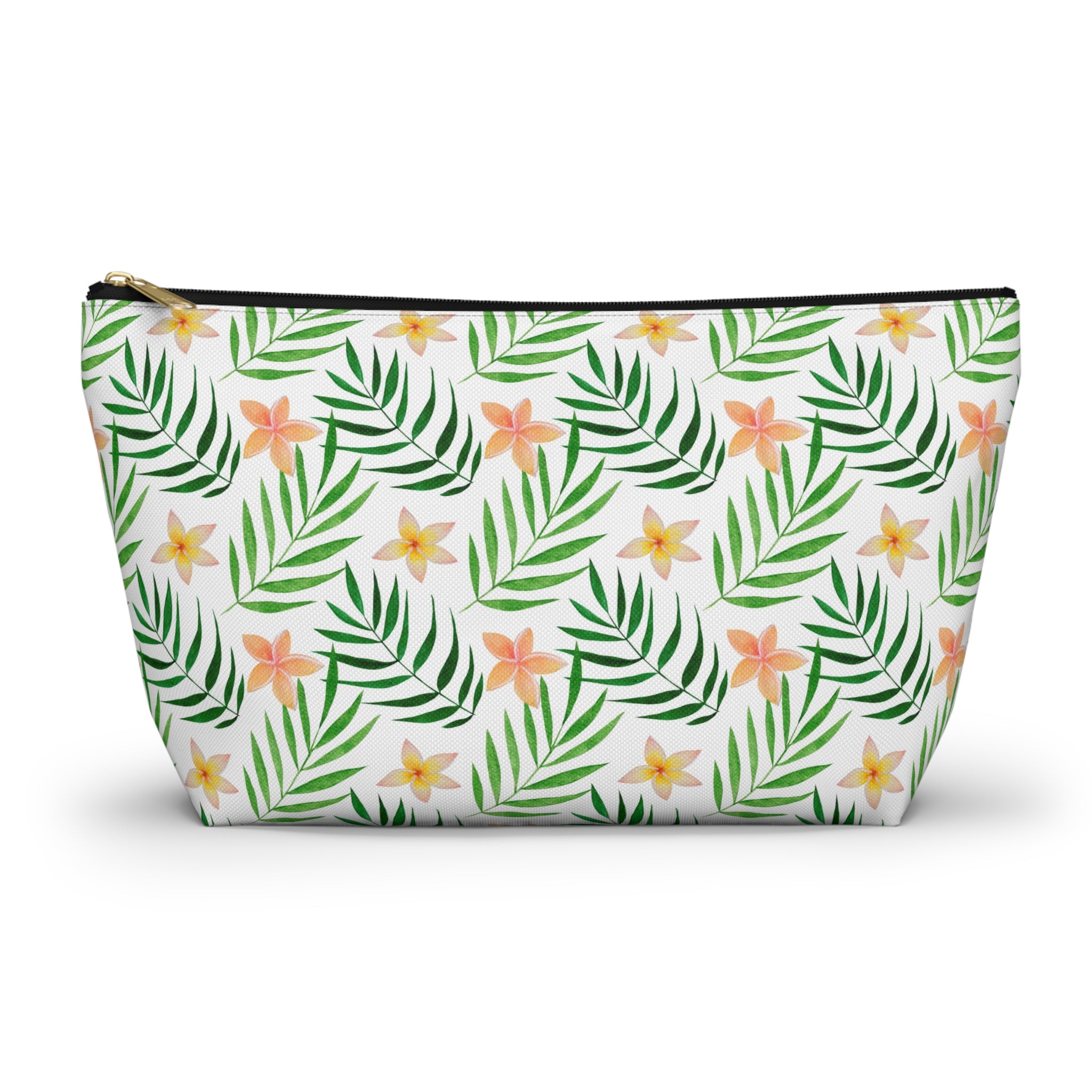 Plumeria Flowers Cosmetic Bag
