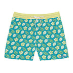 Tropical Island Leaves Swim Trunks