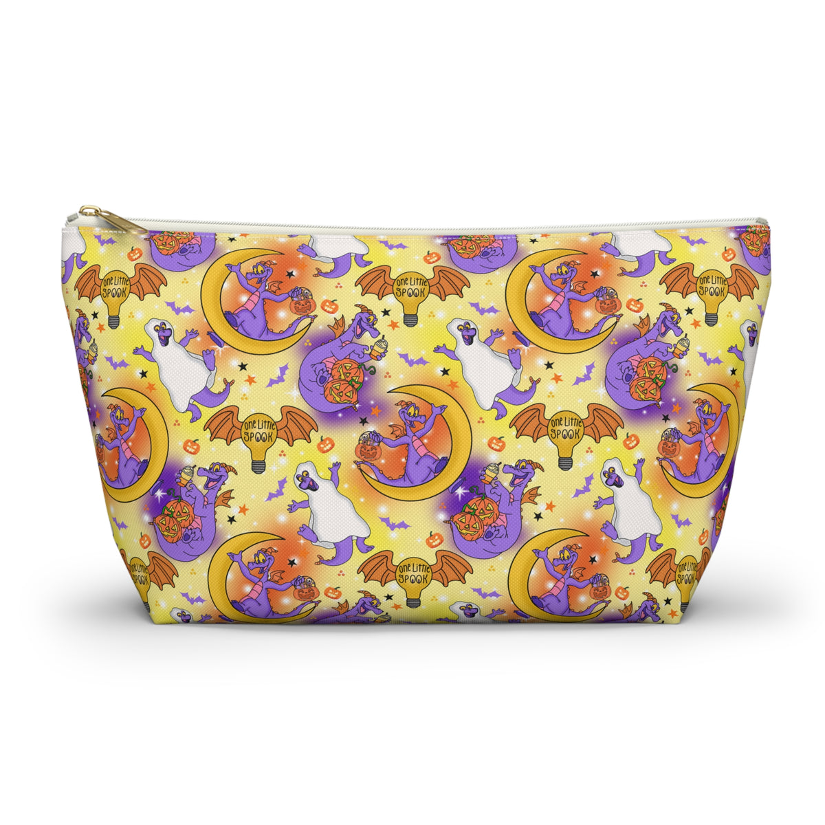 Figment on the Moon Yellow Cosmetic Bag