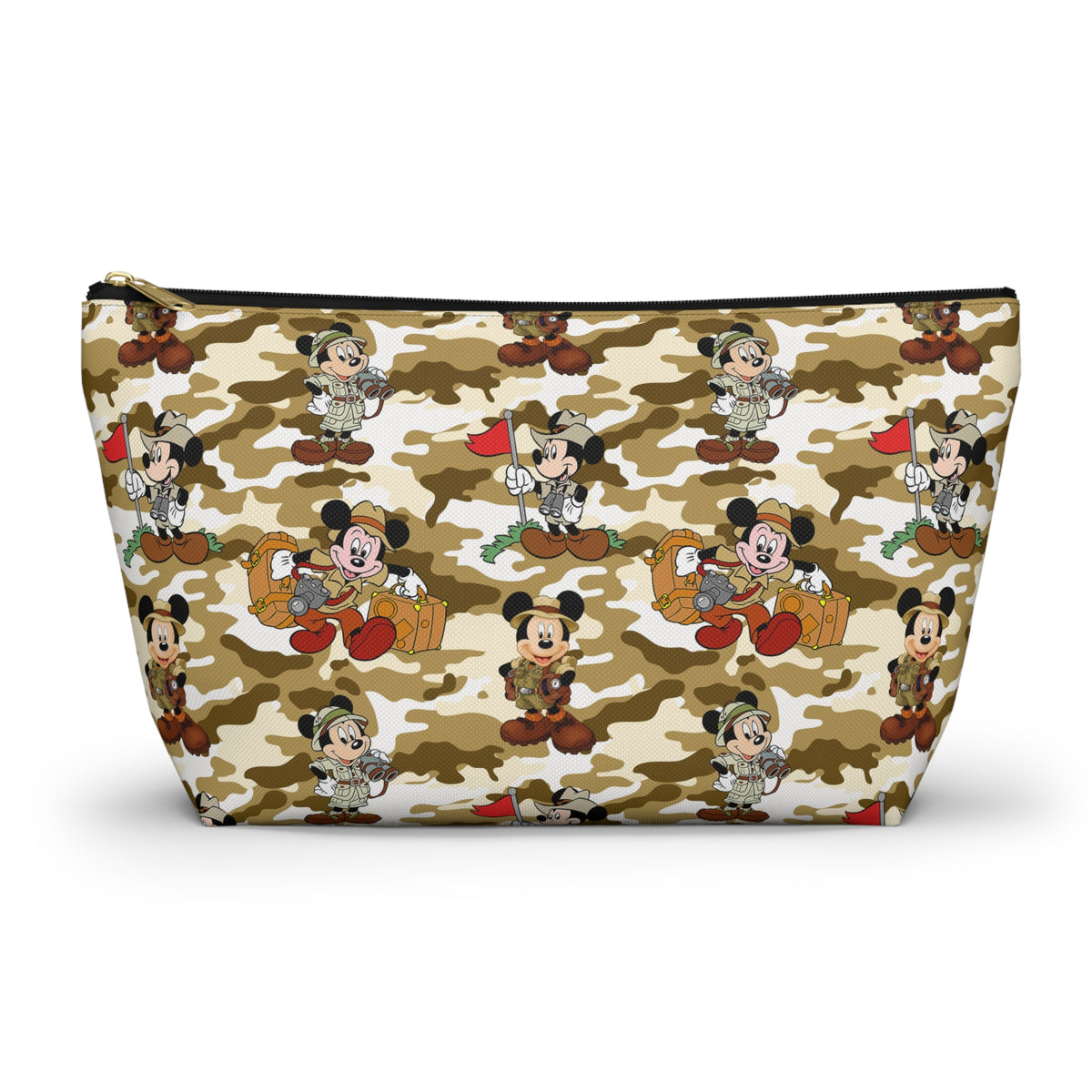 Jungle Camo Mickey Cosmetic Bag