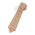Blooming Floral Pinwheels Mens Necktie