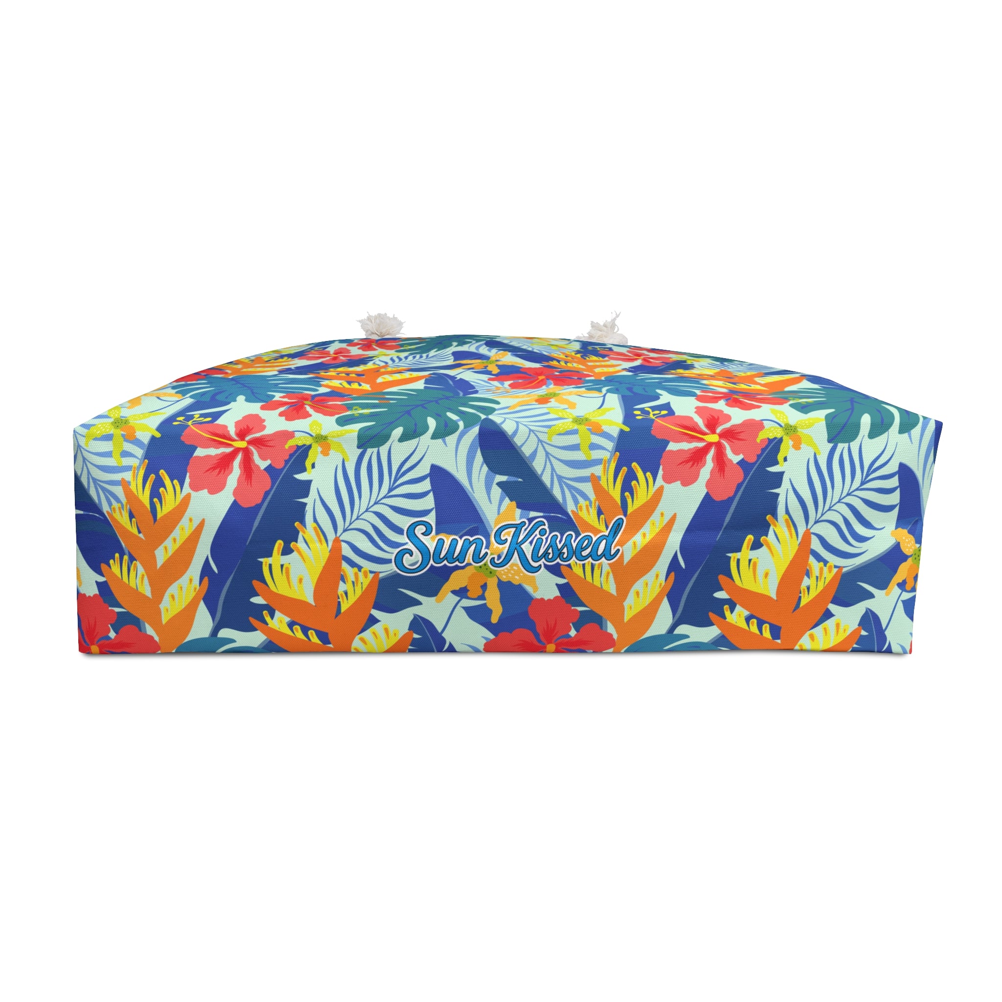 Tropical Beach Flowers Weekender Bag