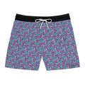 Vining Floral Mosaic Swim Trunks