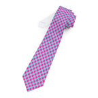 Pink Blooming Sky Mens Necktie