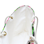 Zebra Hibiscus Floral Weekender Bag
