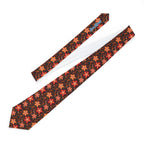 Orange Sunset Botanicals Mens Necktie