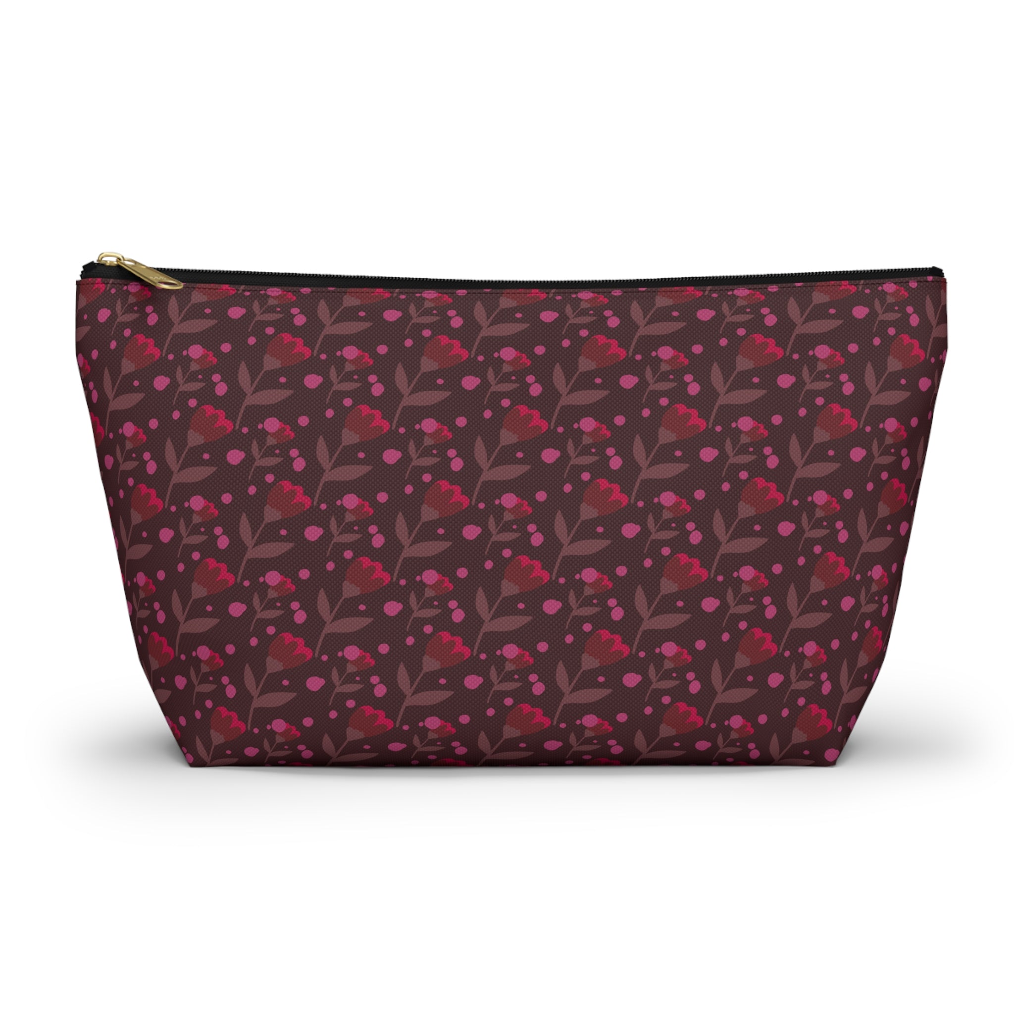 Flying Red Roses Cosmetic Bag