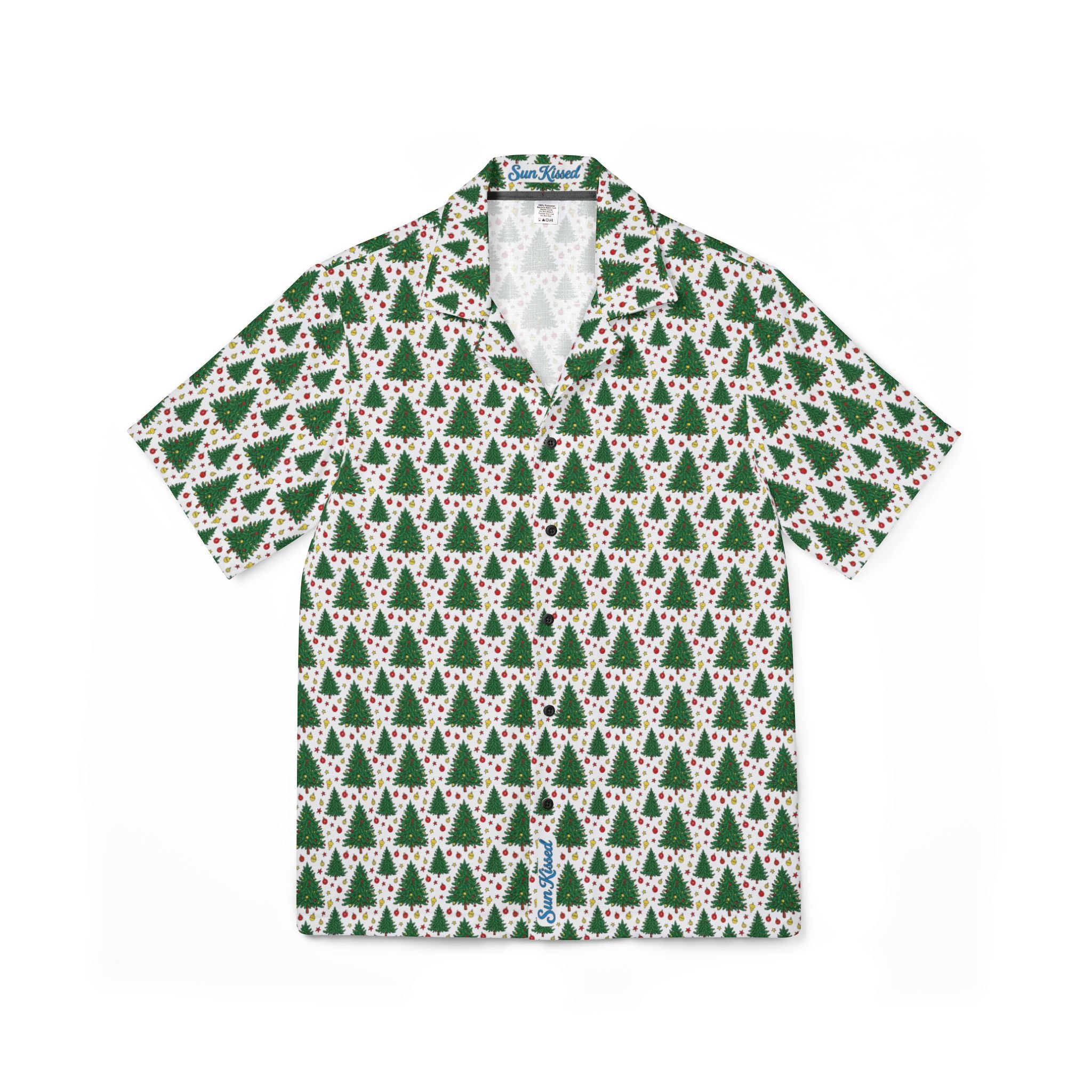Christmas Trees Adorned Hawaiian Shirt