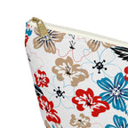Floating Blooms Floral Cosmetic Bag
