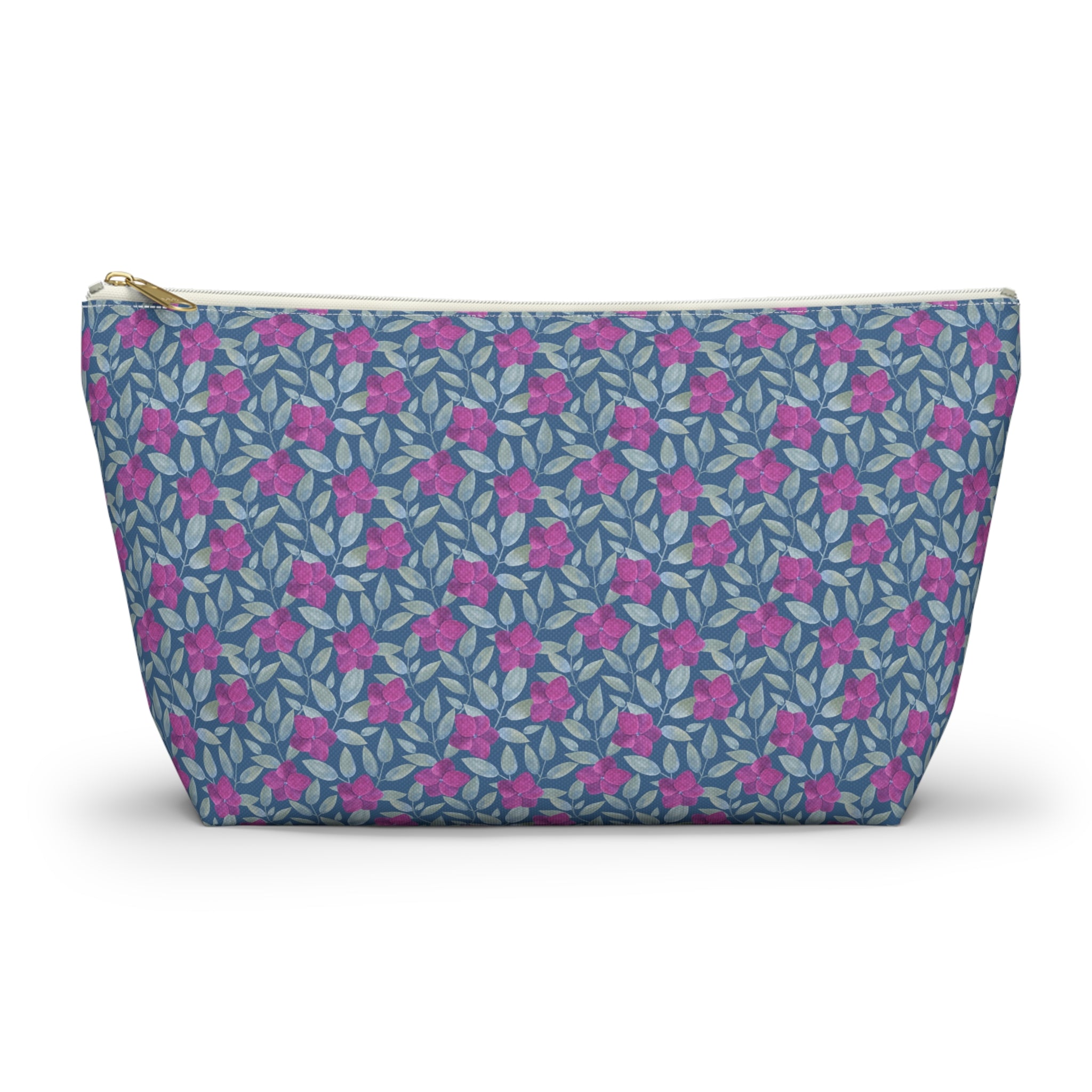 Vining Floral Mosaic Cosmetic Bag
