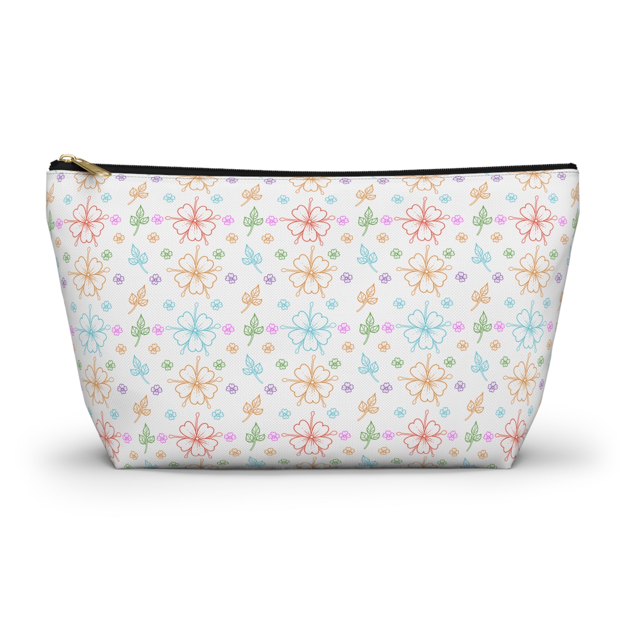 Orchid Outlines Cosmetic Bag