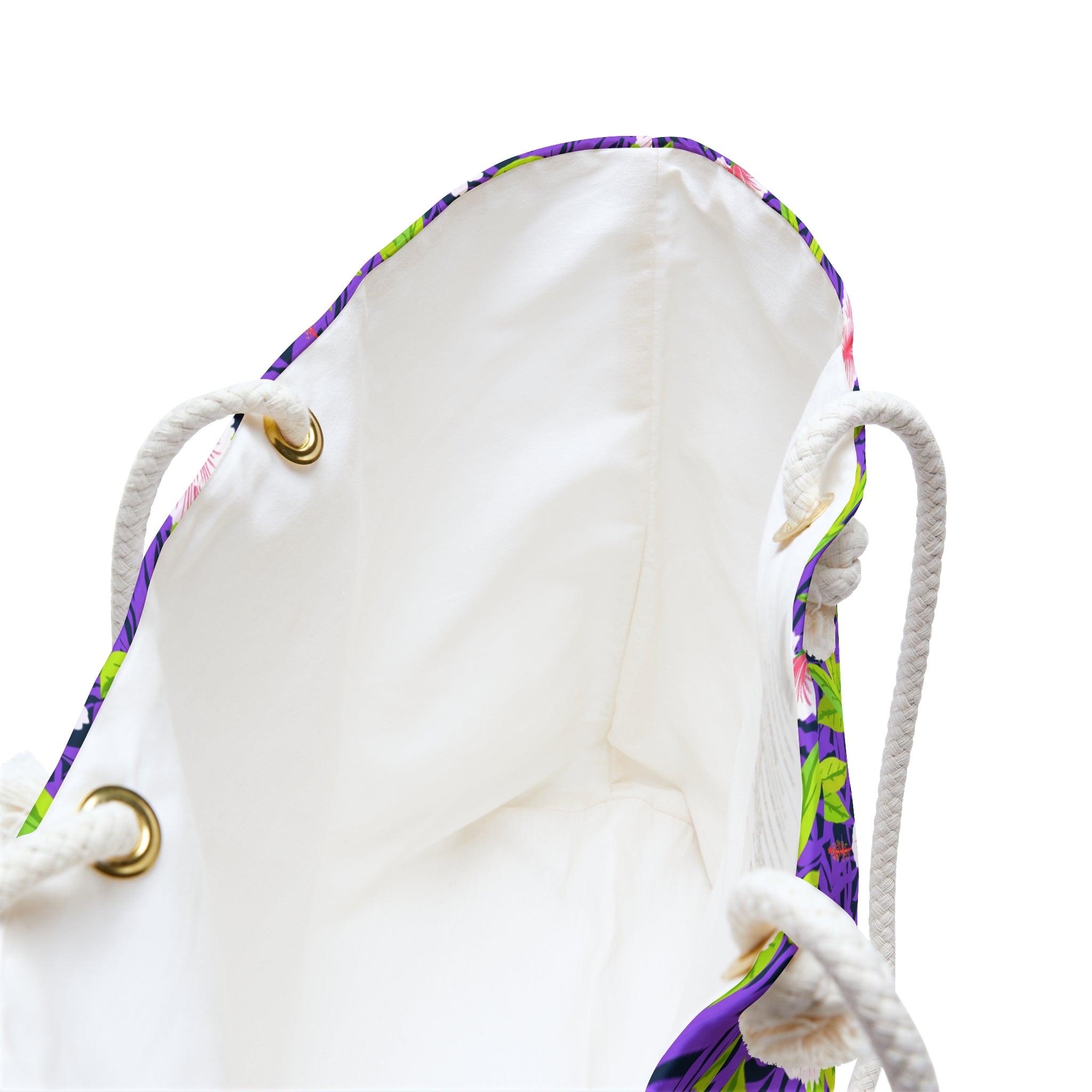 Purple Leaf Hibiscus Weekender Bag