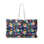 Floral Night Bouquet Weekender Bag