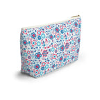 Abstract Pastel Flora Cosmetic Bag