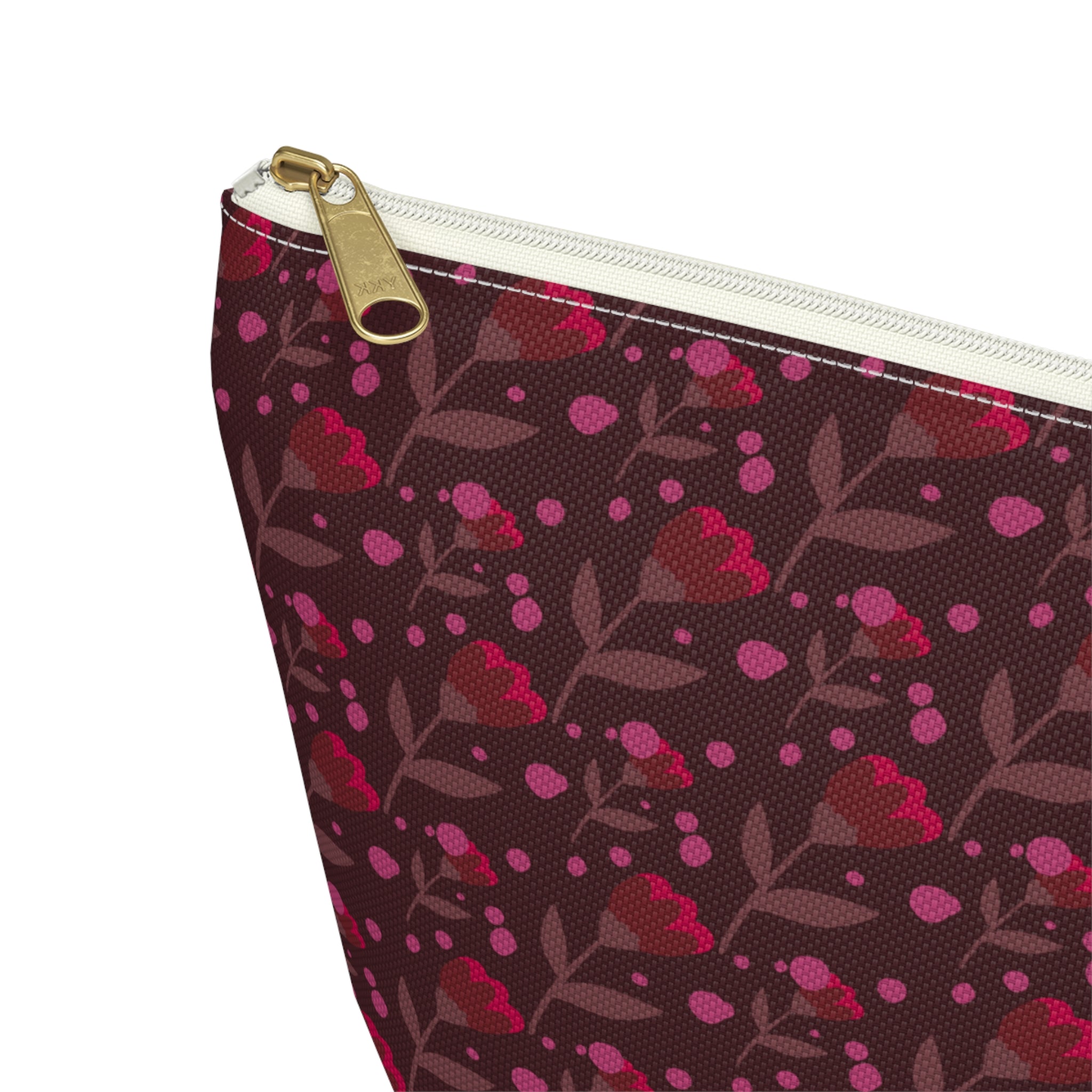 Flying Red Roses Cosmetic Bag