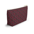 Flying Red Roses Cosmetic Bag